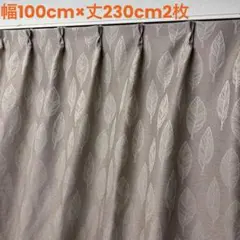 ボタニカル柄 ドレープカーテン ライトグリーン　幅150cm×丈230cm2枚 ボタニカル柄 ドレープカーテン ライトグリーン 幅150cm×丈230cm2枚