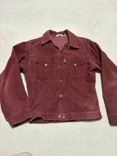 Levi's バーガンディ コーデュロイジャケット
