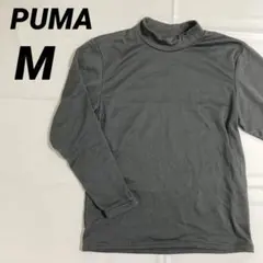 PUMA BODYWEAR 푸마 모의 목 긴팔 셔츠 M 회색 뒤 기모