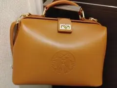 スターバックス エンボスショルダーバッグ オレンジ