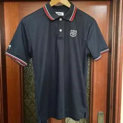 美品　レア　FILA GOLF メンズ ポロシャツ ネイビー Lサイズのサムネイル