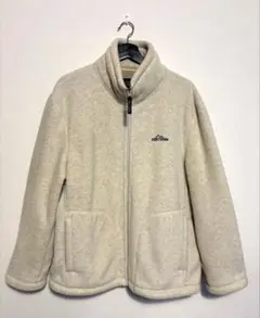 FIRST DOWN フリースジャケット アイボリー LL ボア ユニセックス