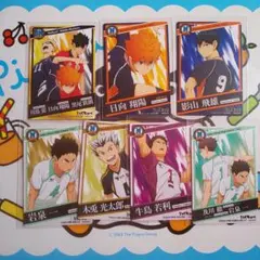 ハイキュー きゃらくたぶるカードグミ vol.3 ノーマルカード7枚セット