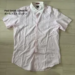 Paul Smith LONDON 半袖シャツ ピンク クレリックのサムネイル