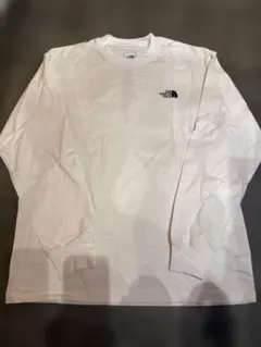 新品未使用✨THE NORTH FACE ボックスロゴ　長袖Tシャツ ホワイト