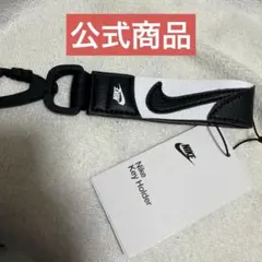 【希少】NIKE ナイキ スウッシュロゴ キーホルダー ブラック カラビナのサムネイル