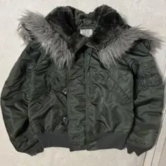 80's ALPHA アルファ N-2B 旧タグ Mサイズ 短丈 y2k