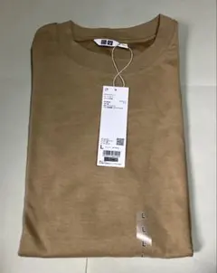 ユニクロ　エアリズムコットン　オーバーサイズ Tシャツ(5分袖)Lサイズ