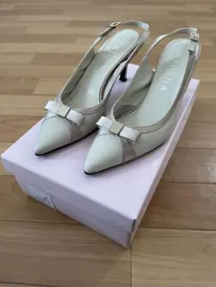 DIANA ベージュ パンプス 22.5cm