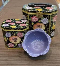 ANNA SUI 缶ケース 2点 陶器ボウルセット 2022 - メルカリ
