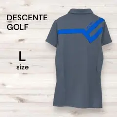 デサントDESCENTE GOLF 新品 半袖ポロシャツ グレーLのサムネイル