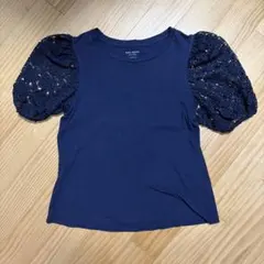 ケイトスペード　レースTシャツ　ネイビーのサムネイル