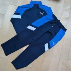 PUMA ジャージ上下セット ネイビー/ブルー　140