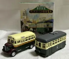 激レア　改造HOゲージ走行可　静岡鉄道　ボンネットバス・路面電車（こちらのみ改造のサムネイル