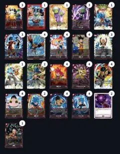 フュージョンワールド ゴジータ:BR 赤 デッキ パーツ スリーブ付き