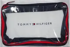 TOMMY HILFIGER ビニールポーチ ビニールバック A4サイズ