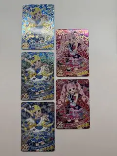 ひみつのアイプリ ミラクルカード みつき＆ひまり 5枚セット まとめ売り