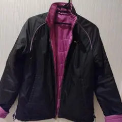 Puma ブラック パープル　リバーシブルジャンパー　L　プーマ