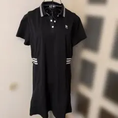 FILA レディース ゴルフウェア ワンピース ブラック 3L NO10