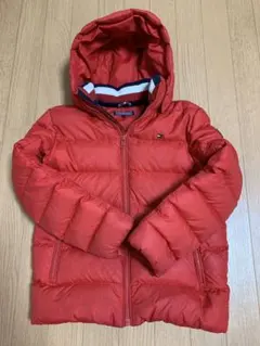 トミーヒルフィガー　ダウンジャケット　130 赤