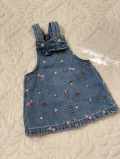 【美品】gapデニムジャンパースカート