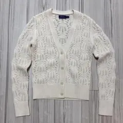 Polo Ralph Lauren アイボリー ウールカーディガン XS