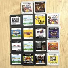 ニンテンドー3DS ds ゲームソフトセット カセットまとめ売り　24本