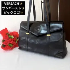 希少 VERSACH ヴェルサーチ サンバースト メデューサ ハンドバッグのサムネイル