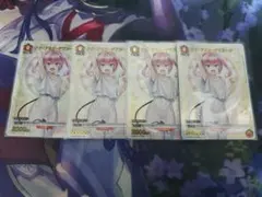 ユニオンアリーナ　ToLOVEる　ナナ　箔押しプロモカード　4枚