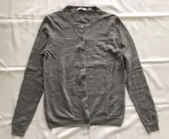 丸首カーディガン