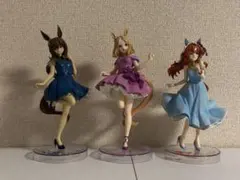 【開封品】【ラウンドワン限定】ウマ娘 フィギュア 3体セット
