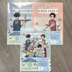 一番くじ ブルーロック ブルロ day off G賞ファイル＆ステッカー 3点②