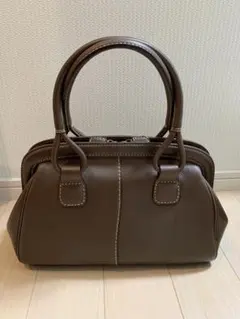 ユザ様専用:土屋鞄製作所　ハンドバッグ　ミニボストン　ブラウン　内側:豚革