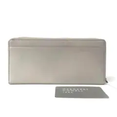 【新品】マーガレットハウエル✨ロースバリー ラウンドファスナー 長財布 グレーのサムネイル