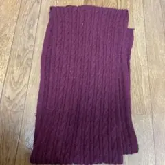 LACOSTE マフラー赤