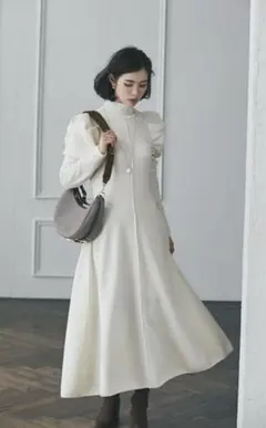 Wall & Water 様専用　seventen パフスリーブニットワンピース