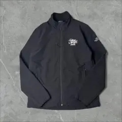 THE NORTH FACE 企業ロゴ コカコーラ ソフトシェルジャケット 黒