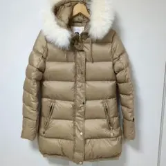 大きいサイズ】近年モデル ラモード ダウンコート リアルファー 毛皮 
