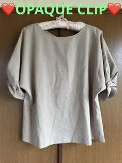 ❤️OPAQUE CLIP❤️オペークドットクリップ❤️リネンライクトップス❤️