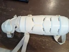 野球用 フットガード ホワイト左打者用のサムネイル