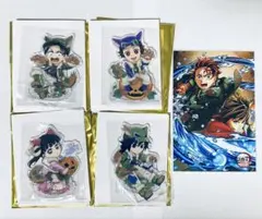 と*け様 ハロウィン　ランダムアクリルスタンド　ポストカード　義勇　炭治郎　カナ