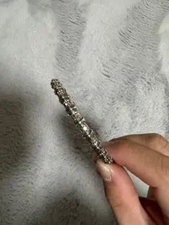 シルバー クロス バングル ブレスレット