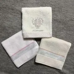 ３枚 新品 ジルスチュアート ハンドタオル タツノオトシゴ