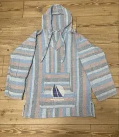 メキシカンパーカー 刺繍入り COZUMEL MEXICO ネイティブ柄