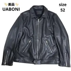 UABONI PARIS ユアボニ 最上級シープスキン ライダース EU製