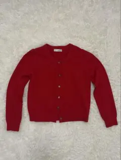 girly doll レッド 長袖カーディガンのサムネイル
