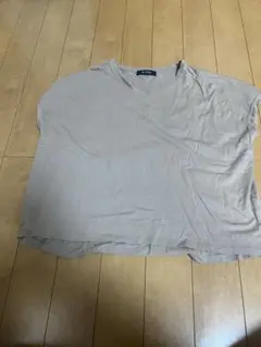 nano universe ベージュ 半袖 Tシャツ