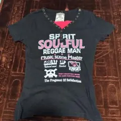 PARFUM 半袖 Tシャツ ブラック ピンク