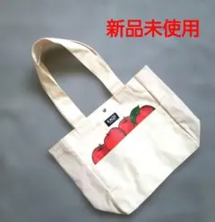 【新品未使用】KALDI リンゴイラスト トートバッグのサムネイル