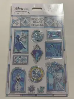 ディズニー ステンドグラス風ステッカー アナと雪の女王